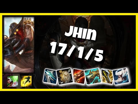 Jhin vs Vayne EU Challenger BOT (17/1/5) - v11.3