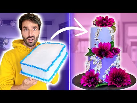 Transformer un gâteau à 20$ du supermarché en gâteau de mariage à 500$ - CARL IS COOKING