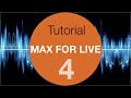 Max For Live Tutorial 4 Audio Effects