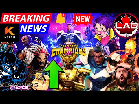 📢SO MANY BUFFS!! Kabam Live FULL Recap! Ascension Pool Revealed! Summoners Choice! Blue Marvel! MCOC