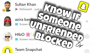 How To QUICKLY Know If Someone Unfriended/Blocked You on Snapchat