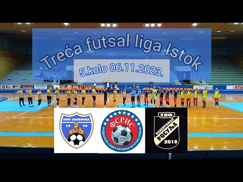 KMF JAGODINA-KMF ROSULJA Vlasotice 6-1(1-1) Treća futsal liga Istok 5.kolo FSRIS
