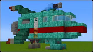 Minecraft Tutorial: How To Make Planet Express Space Ship &quot;Futurama&quot;