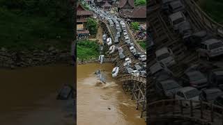 Download lagu The Moment a Wooden Bridge Completely Collapsed Due to Excessive Load ⚠️ #shorts mp3 Download lagu The Moment a Wooden Bridge Completely Collapsed Due to Excessive Load ⚠️ #shorts mp3
