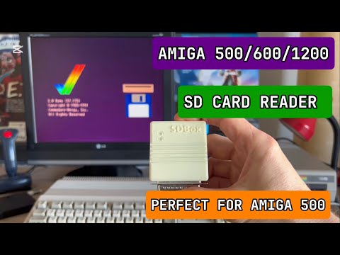 How to use SD cards with all Amiga models #commodore #commodoreamiga  #amiga500 #amiga600 #retro