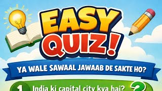 Easy Quiz Game 🎯😺