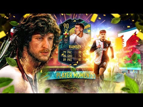 THE RETURN OF RAMBO?! 90 PLAYER MOMENTS RAMSEY PLAYER REVIEW! FIFA 20 Ultimate Team