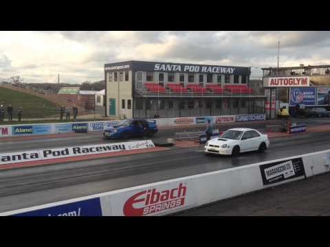 S202 -STi 8 1/4 mile at RWYB Santa Pod Sat Night Special
