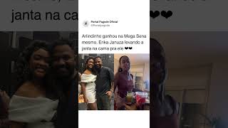 Erika Januza levando Jantar na cama para Arlindinho #shorts