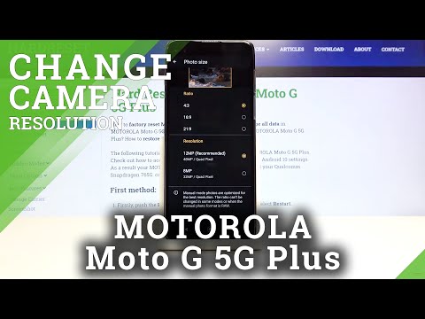 How to Change Photo Resolution in MOTOROLA Moto G 5G Plus – Set Up Photo Resolution
