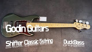 Video thumbnail for 2020 Godin Guitars Shifter Classic 5st - 덕베이스 by DuckBass