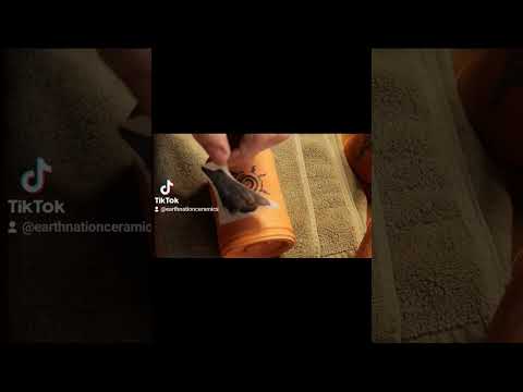 Glaze proof for @AMACOBrent pcf-18 on a red clay body. #ceramic #potterysupplies #pottery