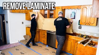 Demolish Old Laminate, Install Epoxy Countertops | Full Breakdown