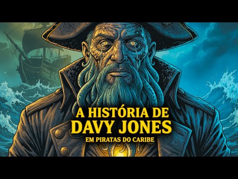 O Pacto, A Traição e O Coração: A História COMPLETA de Davy Jones | (Piratas do Caribe)