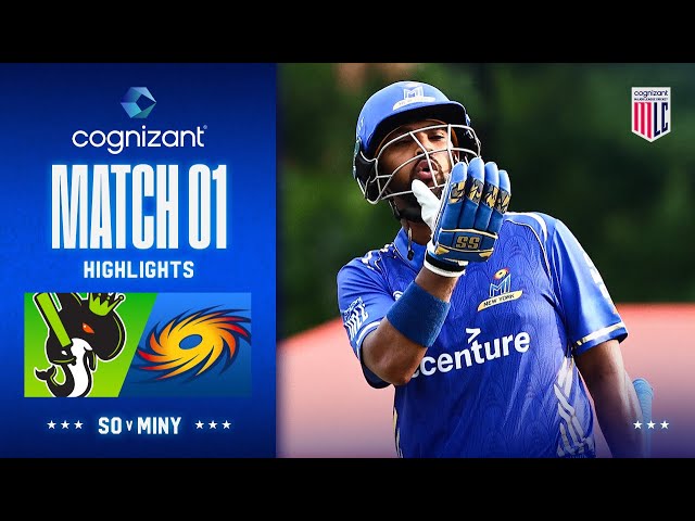 Cognizant Major League Cricket Game 1 Highlights, Seattle vs. MI New York,