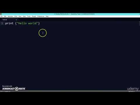 088 Learn Python And Ruby Programming Text Editor And File