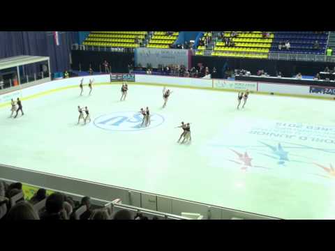 WJSSC 2015 Zagreb - Team Black Diam`s Junior - France - Free Skating
