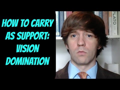 An In-depth Analysis of Vision Control -- How to Carry as Support -- League of Legends
