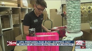 UPS prepares for busy shipping day