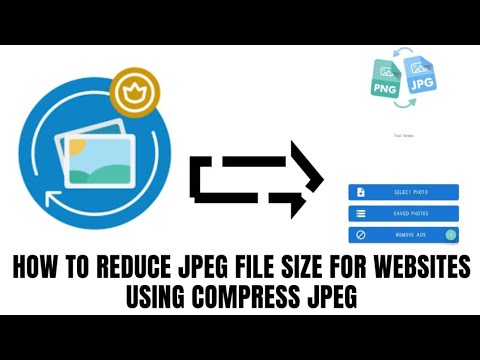 How to reduce JPEG File size for websites using Image Converter App
