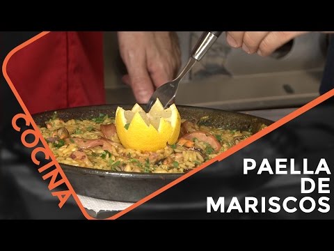 Cómo hacer Paella de Mariscos Valenciana - Receta de cocina Paso a Paso