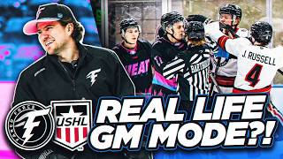 I Became the GM of a USHL Hockey Team... *BIG FIGHT*