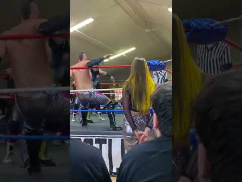 ARTE doing work on Jay Lyon (Limitless Wrestling) #shorts