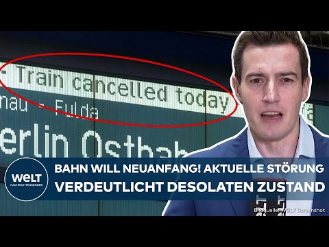 DEUTSCHE BAHN: Krisenkonzern kündigt Neuanfang an – doch aktuelle Störung zeigt desolaten Zustand