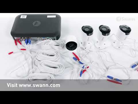 Swann DVR-4980 5MP Security System 8 Channel 4 Cameras What's in the Box, ports SWDVK-849804
