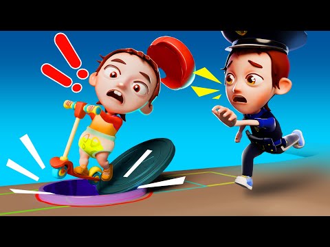 Manhole Cover is Dangerous  | Kids Songs & Nursery Rhymes by Nomad Kids