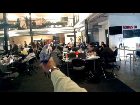 Nerf Gunfight at HP Hackathon #ThroughGlass