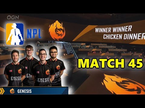 Genesis Kaymind, Pr0phie, hwinn & Nerf - National PUBG League - Week 4 - Match 45 - SANHOK