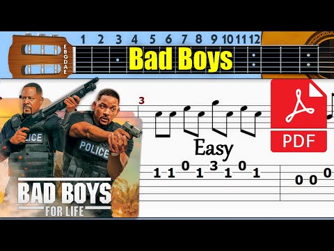 Bad Boys - Cops Theme Guitar Tab