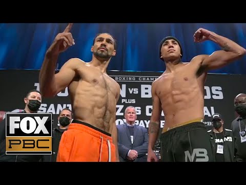 Keith Thurman vs Mario Barrios | WEIGH-IN | PBC ON FOX