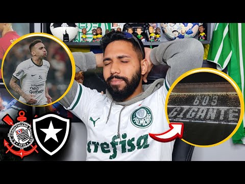 AH NÃO! REACT CORINTHIANS 1 X 0 BOTAFOGO MELHORES MOMENTOS -CORINTHIANS NÃO LARGA O PALMEIRAS