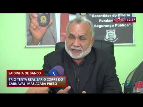 ROTA DO DIA 24 02 20  Trio tenta realizar a saidinha de banco, mas acaba preso