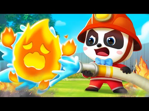 Fire Monster, Go Away! | Educational Kids Songs | Kids Song | Baby Panda & Friends