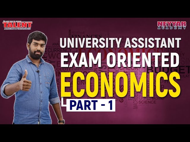Most Expected Economics Questions for University Assistant Exam
