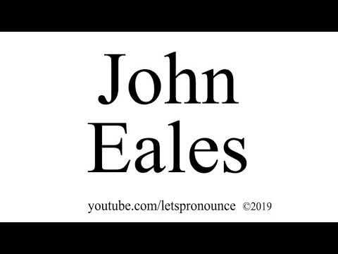 How to Pronounce John Eales