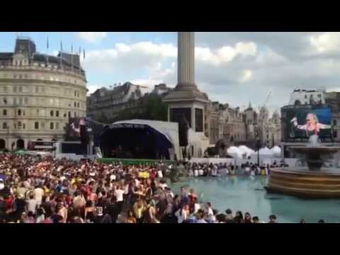 Nina Miranda- Underwater Love, Brazil Day. 2015 Trafalgar Square