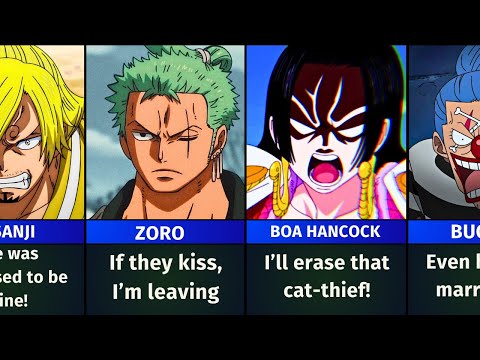 Everyone's Reaction If Luffy Marries Nami!