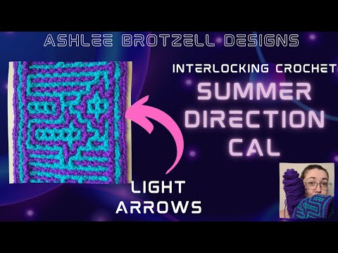 Summer Direction CAL - Interlocking Crochet: Light Arrows