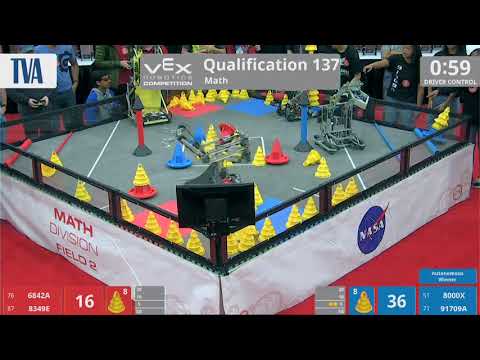 2018 VRC Math Q137 - 6842A 8349E vs 8000X 91709A - 78 to 97