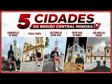 Central Mineira - Carmópolis, Passa Tempo, Desterro de Entre Rios, Entre Rios e São Brás do Suaçuí 