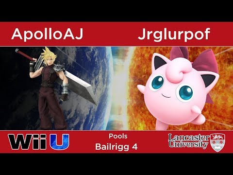 Bailrigg 4 - ApolloAJ (Cloud) Vs. Jrglurpof (Jigglypuff) - Smash U - Pools