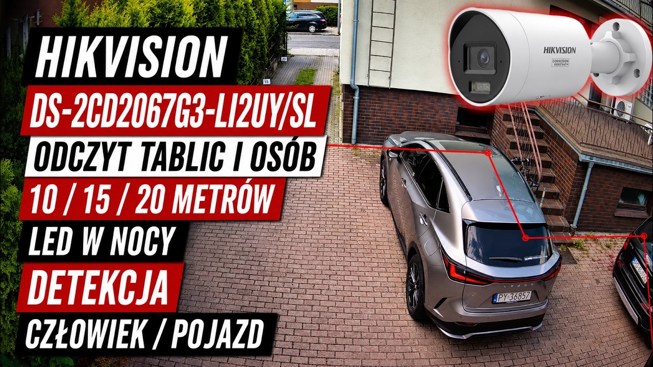 Test kamery IP Hikvision DS-2CD2067G3-LI2UY/SL 6 Mpx ColorVu Smart Hybrid Light AcuSense z podglądem nocnym