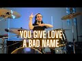 You Give Love A Bad Name Bon Jovi Drum Cover By Luke Rhythmfer