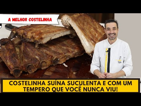Você não vai acreditar nessa receita! Melhor que barbecue! COSTELINHA SUÍNA COM UM TEMPERO ESPECIAL