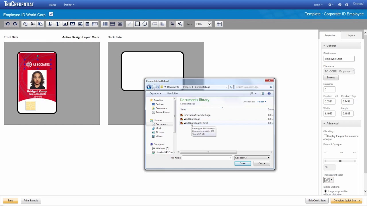 datacard trucredential