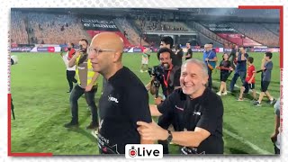 أبو ضحكة جنان.. شاهد كوميديا كولر مع الجماهير بعد الفوز بدرع الدوري للمرة الـ 43